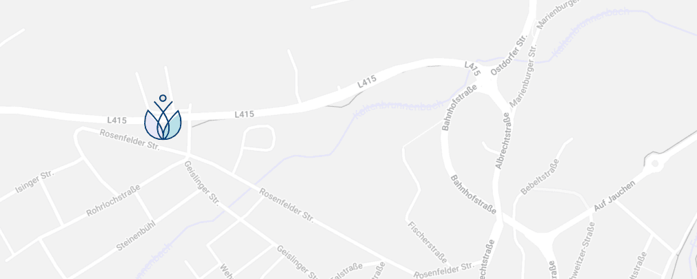 Anfahrt zum Gesundheitszentrum Brakelmann — Rosenfelder Str. 72, 72336 Balingen